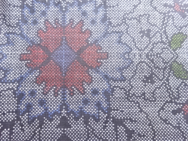 Japanese Kimono / Tsumugi Silk
